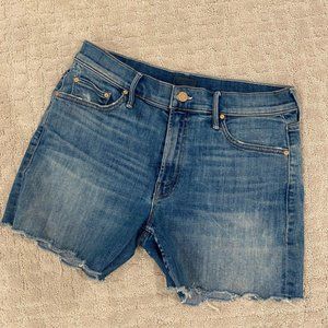 MOTHER Denim Shorts - The Sinner Short Fray